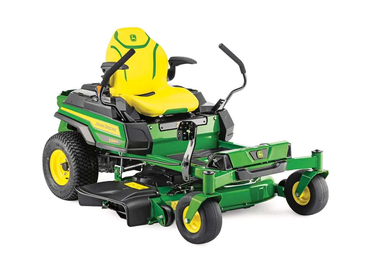 John Deere Z320R Zero-Turn Rasentraktor Frontansicht John Deere Z320R Zero-Turn Rasentraktor Frontansicht