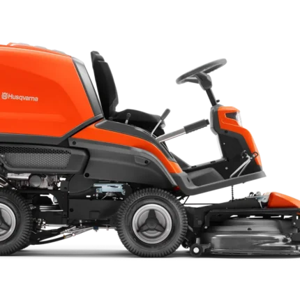Husqvarna RC320Ts AWD Rider Frontansicht mit Frontmähwerk