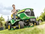 Aufsitzrasenmäher John Deere X350R mit Heckfangsystem 107 cm – Hydrostatisches Getriebe K46 – Bild 3