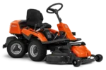 Husqvarna Rider R 214T Frontansicht mit Mähdeck